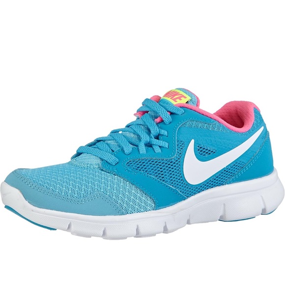 Beautiful Nike Kids Turquoise and Pink Sneakers_ BRAND NEW